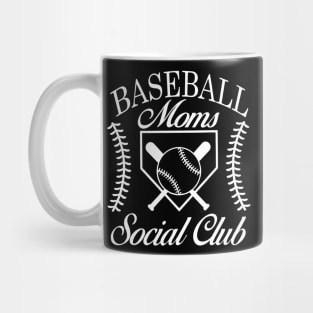 Baseball Mom Social Club Mother's Day Mug